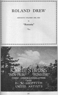 Karl Struss and Roland Drew